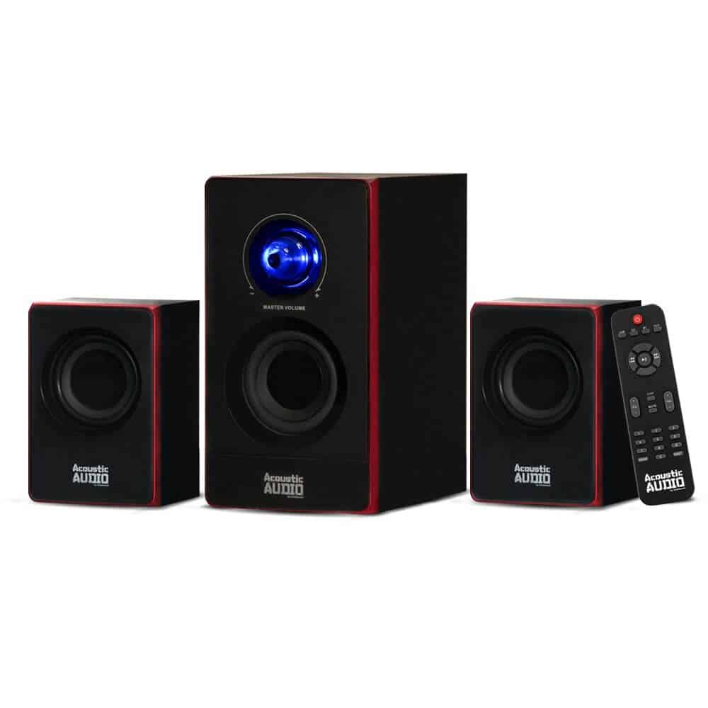 Acoustic Audio 2.1 Bluetooth Speaker System 