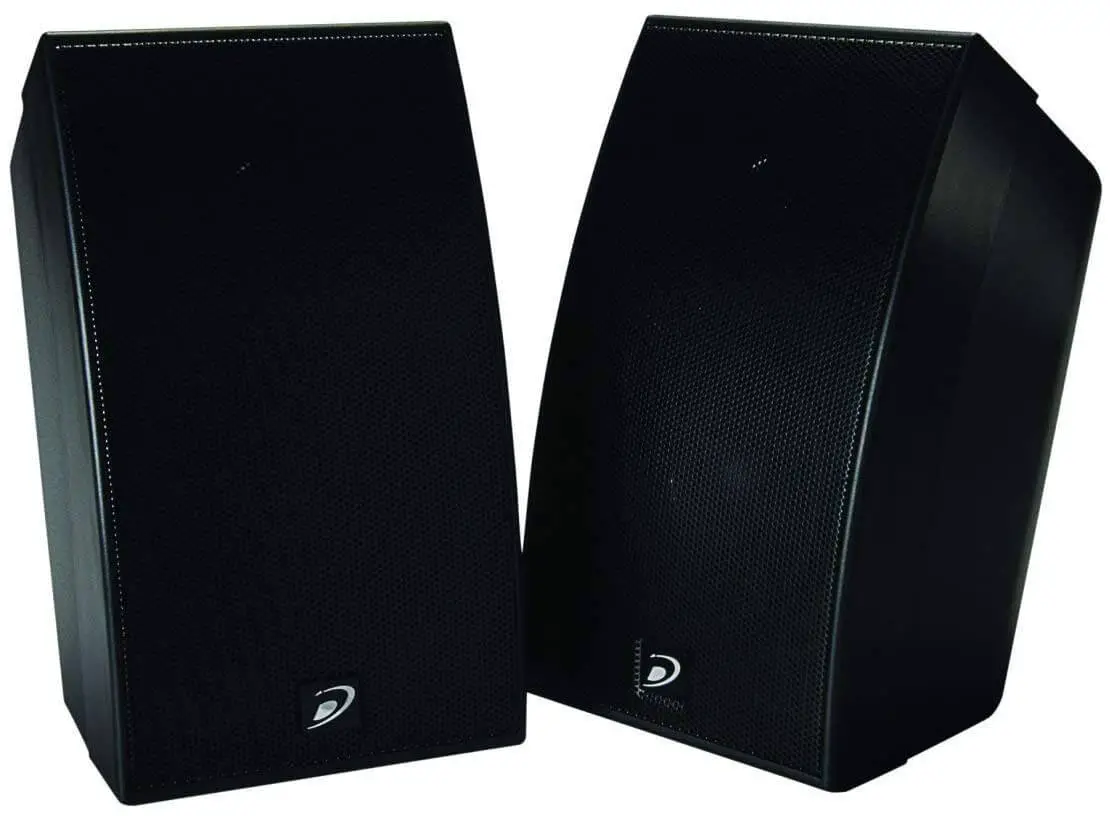 Dayton Audio 2-Way Satellite Speaker Black Pair