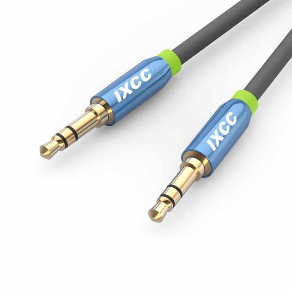 iXCC Male to Male Auxiliary Cable with Gold Plated Connectors