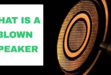 what is a blown speaker