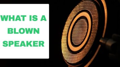 what is a blown speaker