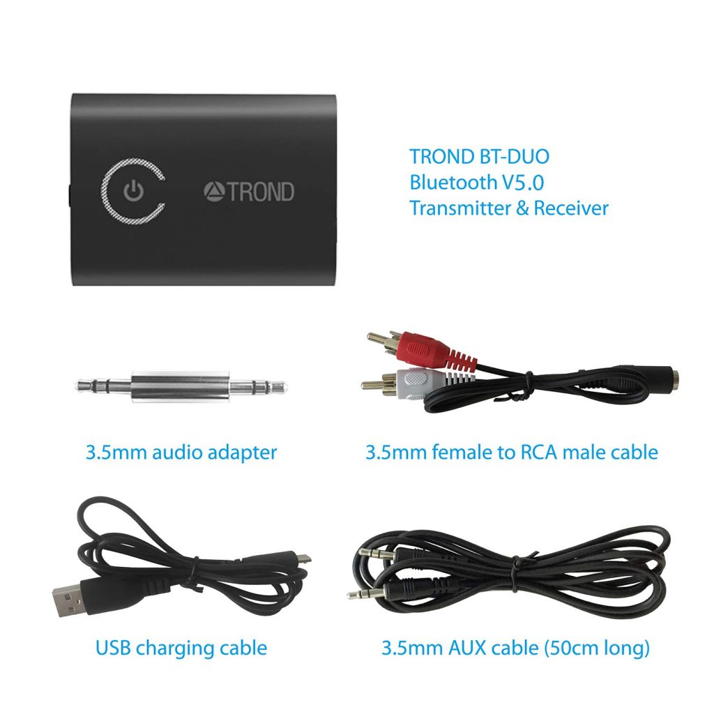 TROND Bluetooth V5.0 Transmitter Receiver