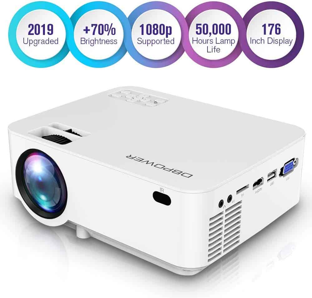 DBPOWER Upgraded Mini Projector