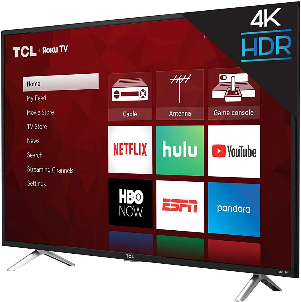 TLC 49-Inch 4K Ultra HD Roku Smart LED TV (2017 Model)