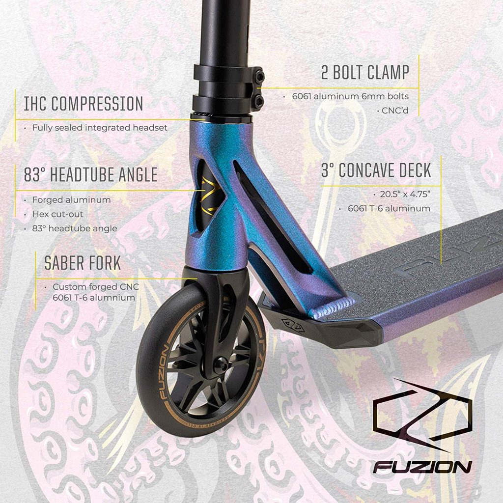 Fuzion Z375 Pro Scooter Complete