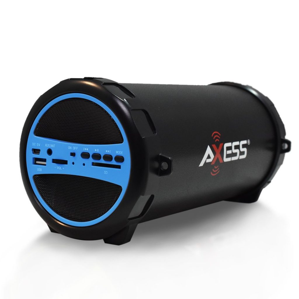 AXESS SPBT1031BL Portable Bluetooth Speaker