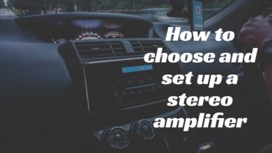 set up a stereo amplifier