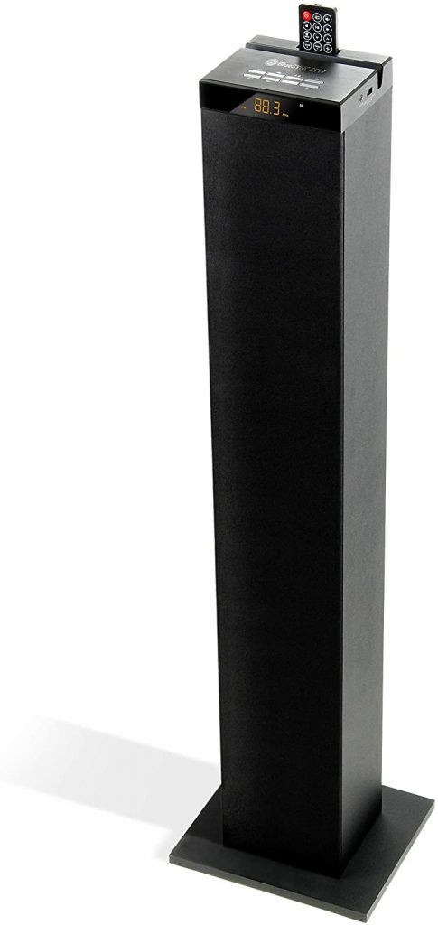 GOgroove Bluetooth Tower Speaker with Built-in Subwoofer