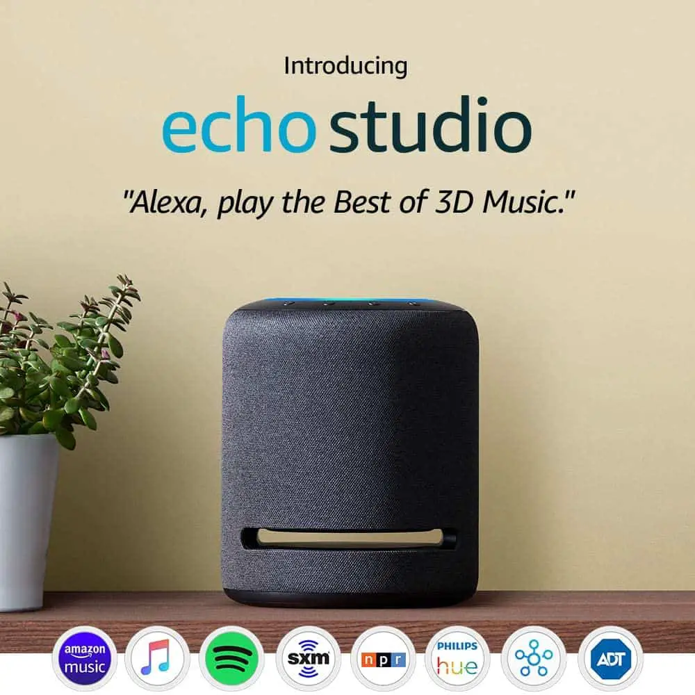 Echo Studio - High-fidelity smart speaker with 3D audio