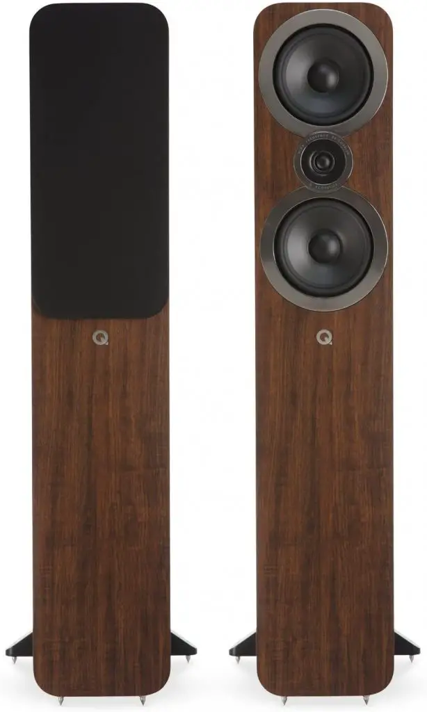 Q Acoustics 3050i Floorstanding Speaker Pair (English Walnut)