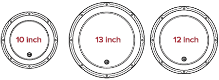 subwoofer driver size