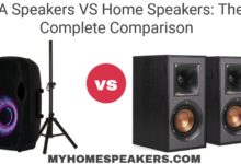 PA Speakers VS Home Speakers