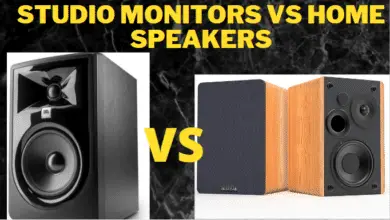 Studio Monitors Vs Home Speakers