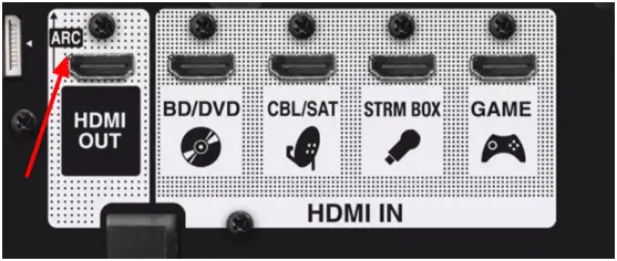 HDMI-ARC port