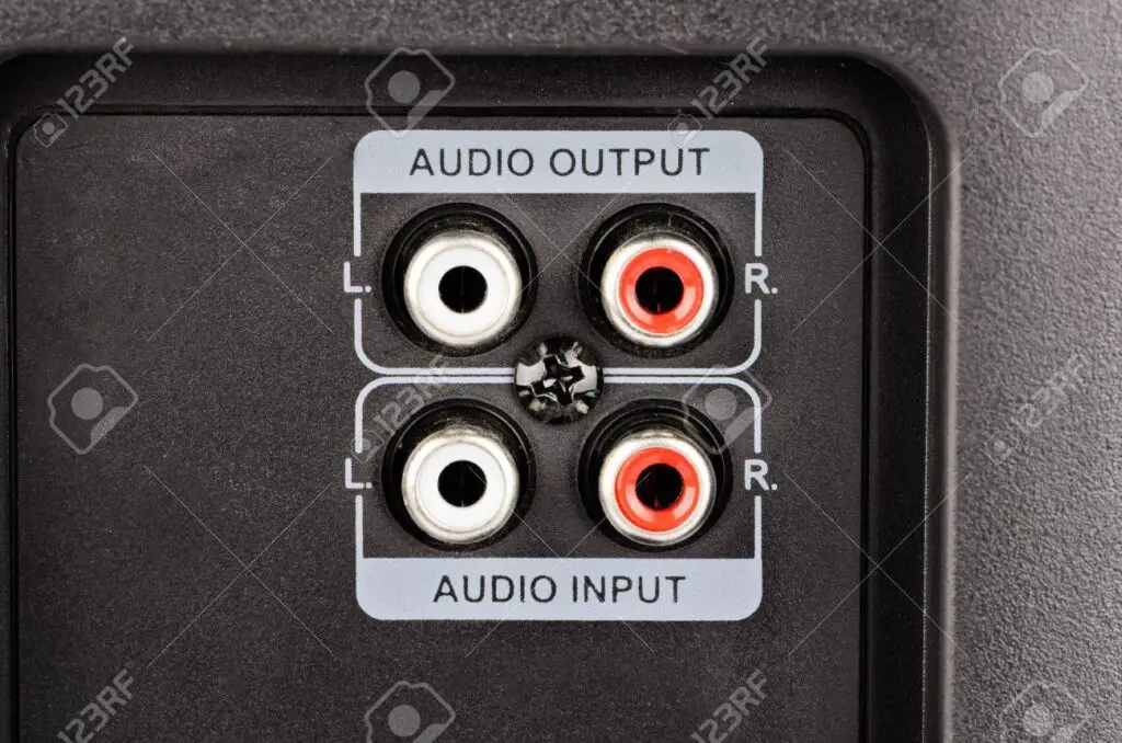 What is audio input and audio output