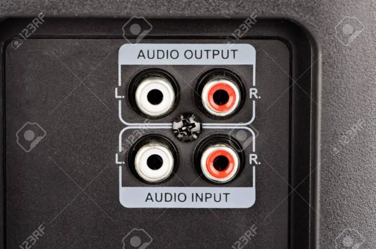 What is audio input and audio output