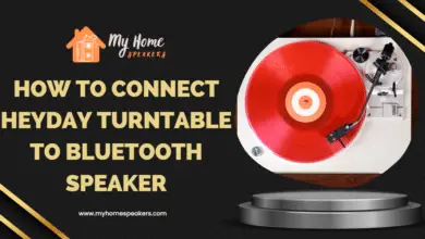 How To Connect Heyday Turntable To Bluetooth Speaker