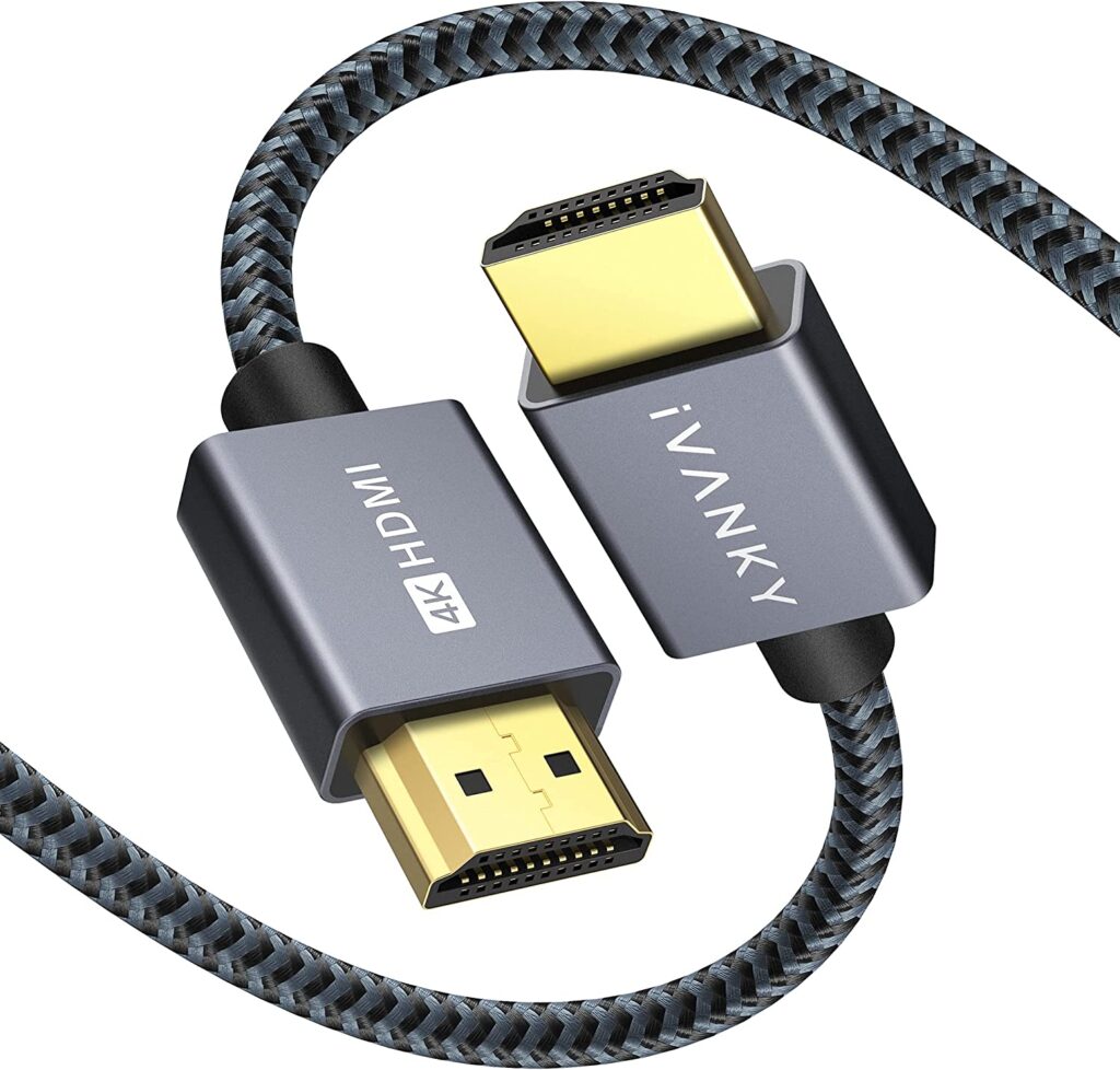 IVANKY 4K HDMI Cable 6.6 ft, High Speed 18Gbps HDMI 2.0 Cable