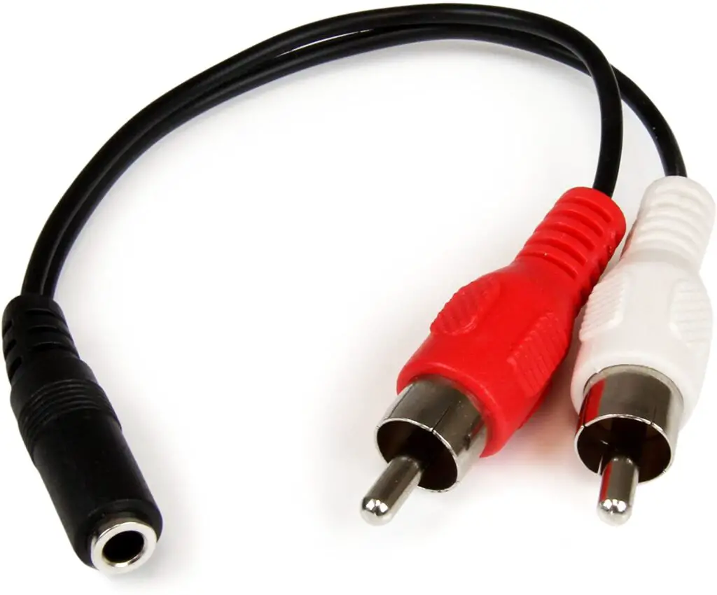 RCA-to-3.5mm adapter