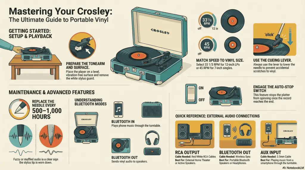 Solid Ways On How To Use Crosley Record Player 1 Solid Ways On How To Use Crosley Record Player 1 How To Use Crosley Record Player (2026 Guide)